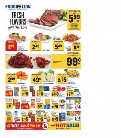 Food Lion (NC) Weekly Ad September 9 to September 15