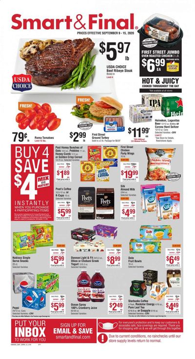 Smart & Final Weekly Ad September 9 to September 15