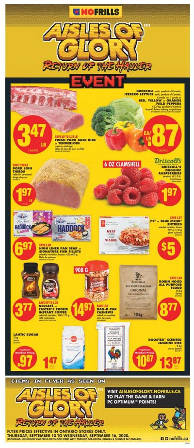 No Frills (ON) Flyer September 10 to 16
