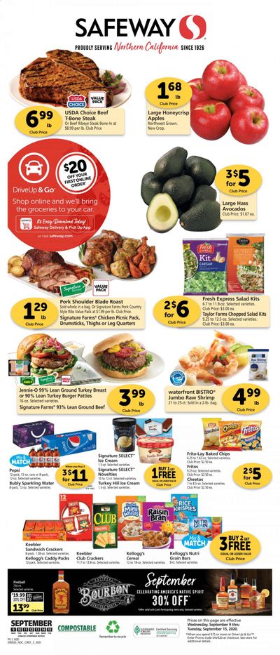 Safeway Weekly Ad September 9 to September 15