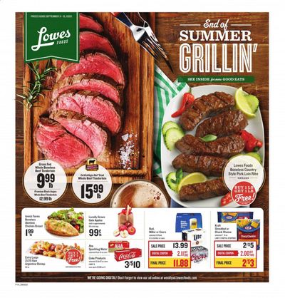 Lowes Foods Weekly Ad September 9 to September 15