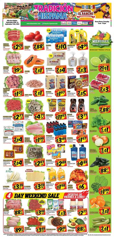 El Rancho Weekly Ad September 9 to September 15