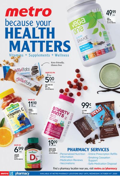 Metro (ON) Health Matters Flyer September 10 to October 14