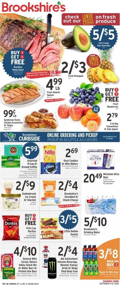Brookshires Weekly Ad September 9 to September 15