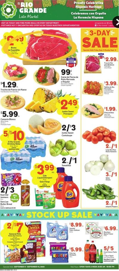 El Rio Grande Weekly Ad September 9 to September 15