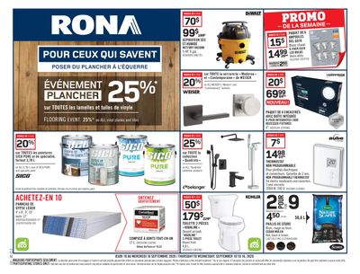 Rona (QC) Flyer September 10 to 16