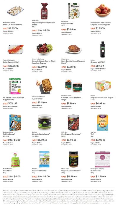 Whole Foods Market (West) Flyer September 9 to 15