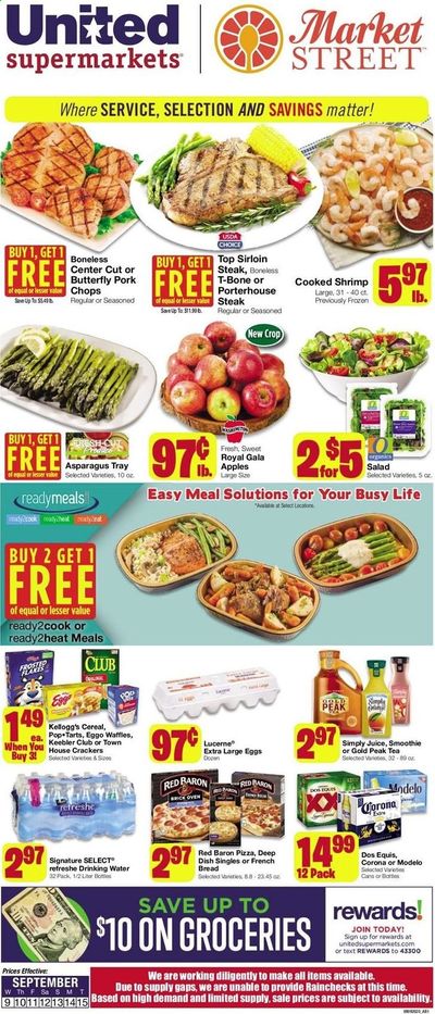 United Supermarkets Weekly Ad September 9 to September 15