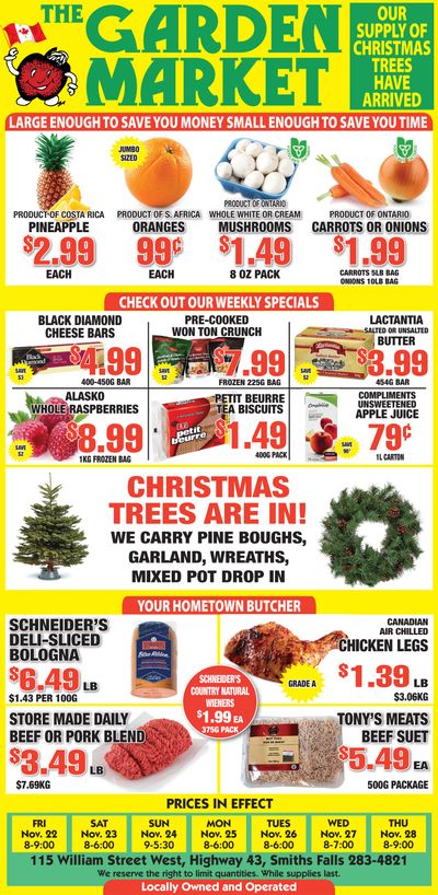 The Garden Market Flyer November 29 to December 5