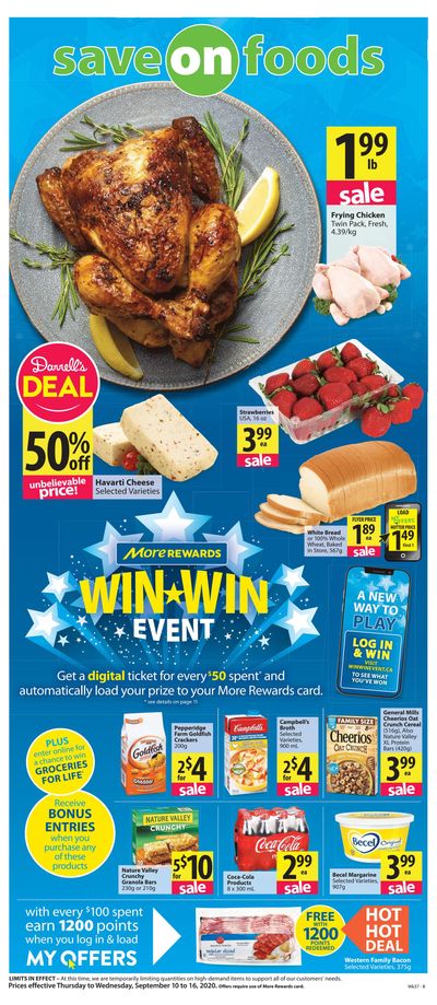 Save on Foods (AB) Flyer September 10 to 16