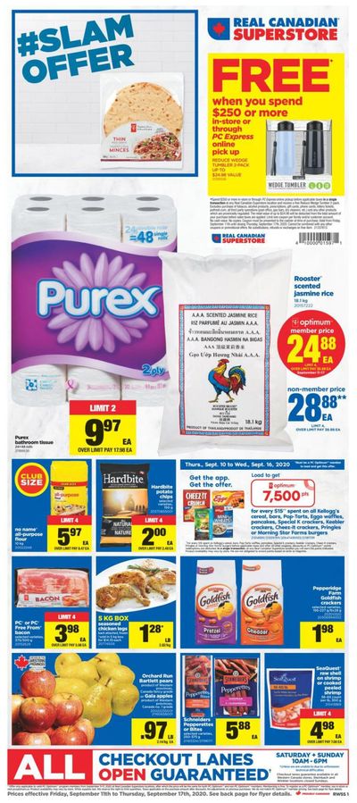 Real Canadian Superstore (West) Flyer September 11 to 17