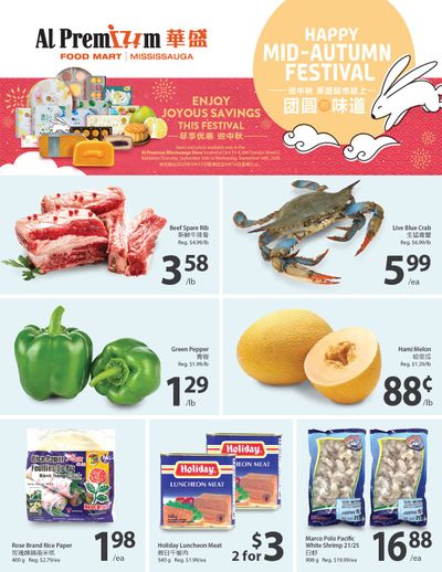 Al Premium Food Mart (Eglinton Ave.) Flyer September 10 to 16