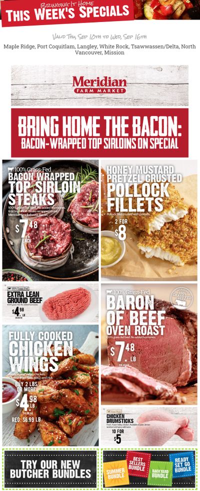 Meridian Meats and Seafood Flyer September 10 to 16