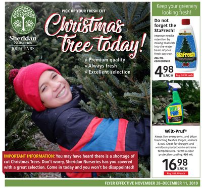 Sheridan Nurseries Flyer November 28 to December 11