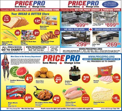Price Pro Flyer September 9 to 15