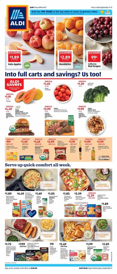 ALDI (IL, IN, MO, NJ) Weekly Ad September 9 to September 15