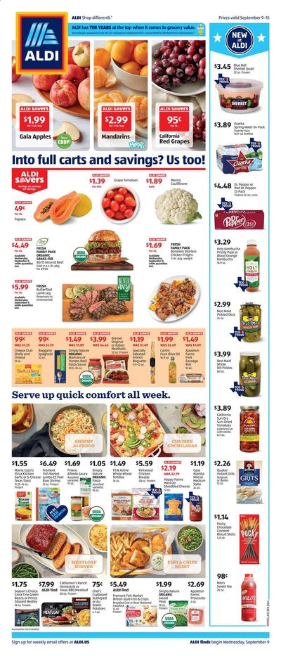 ALDI (TX) Weekly Ad September 9 to September 15