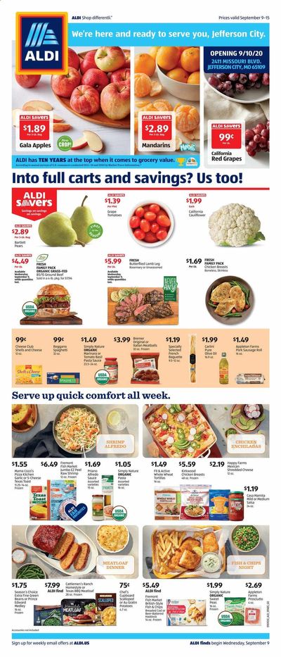 ALDI (MO) Weekly Ad September 9 to September 15