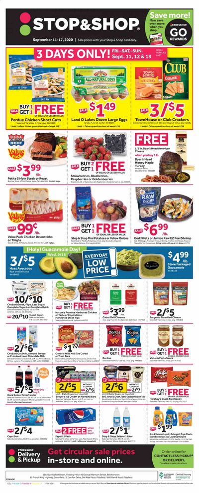 Stop & Shop (MA) Weekly Ad September 11 to September 17
