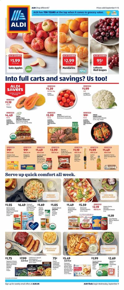 ALDI (NY, OH, PA, TN, WV) Weekly Ad September 9 to September 15