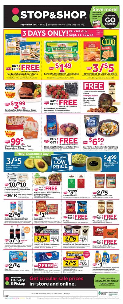 Stop & Shop (NY) Weekly Ad September 11 to September 17