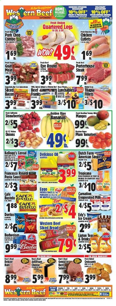 Western Beef Weekly Ad September 10 to September 16