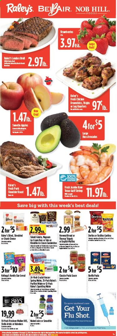 Raley's Weekly Ad September 9 to September 15