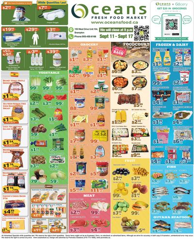 Oceans Fresh Food Market (Brampton) Flyer September 11 to 17