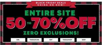The Children Place Canada Black Friday Sale *LIVE* Save 50%-70% off Everything Sitewide + FREE Shipping