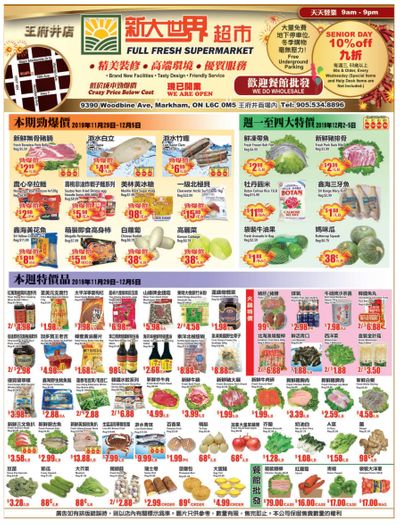 Full Fresh Supermarket Flyer November 29 to December 5