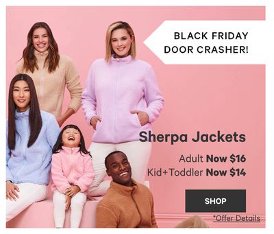 Joe Fresh Canada Black Friday Sale: Save 25% Off Almost Everything + $14 Sherpa Jackets