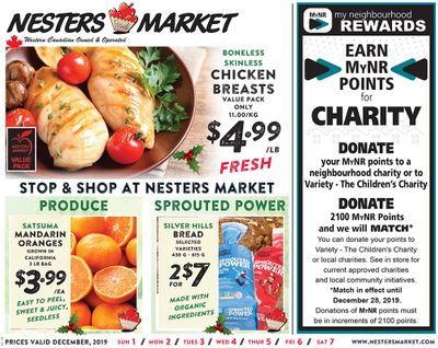 Nesters Market Flyer December 1 to 7
