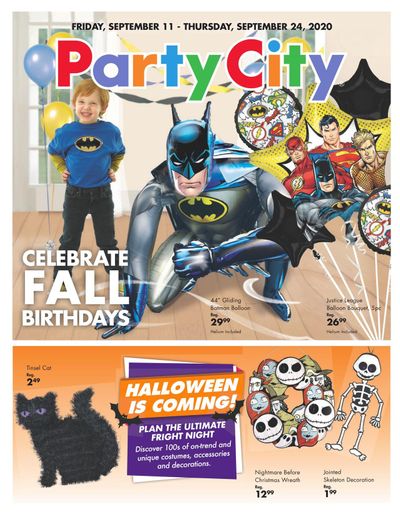 Party City Flyer September 11 to 24