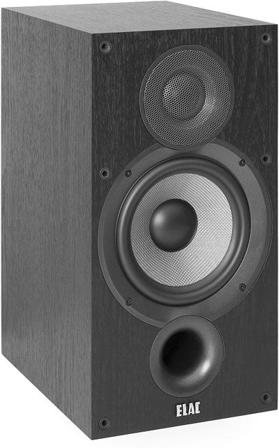 ELAC Debut 2.0 B6.2 Bookshelf Speakers, Black (Pair) On Sale for $375.49 (Save $74.49) at Amazon Canada