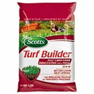 Scotts Turf Builder Fall Lawn Food 32-0-10 - 400m On Sale for $12.88 at The Home depot Canada