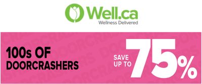 Well.ca Canada Cyber Monday 2019 Online Doorcrashers Sale *LIVE* : Save up to 75% off!