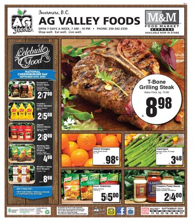 AG Foods Flyer September 11 to 17