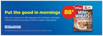 Real Canadian Superstore Coupons: Pay 88 Cents For A Box Of Mini Wheats