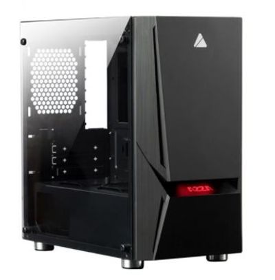 AZZA LUMINOUS 110 Micro ATX Gaming Computer Case, Tempered Glass Side Window with rubber mounts, USB3.0, 120mm Fan, P/N: CSAZ-110F Black For $49.99 At Canada Computers & Electronics Canada