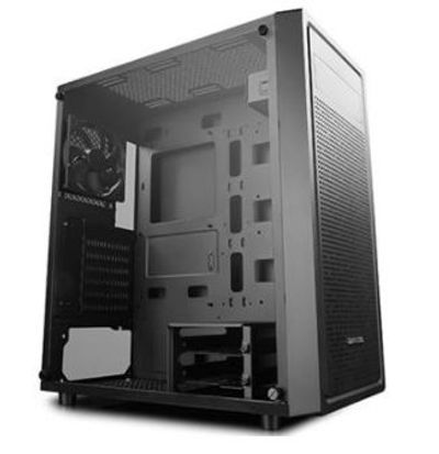 Deepcool E-Shield Mid Tower Chassis, Black, Tempered Glass, 120mm Fan, Radiator Support, E-ATX/ATX/MicroATX/MiniITX For $49.99 At Canada Computers & Electronics Canada