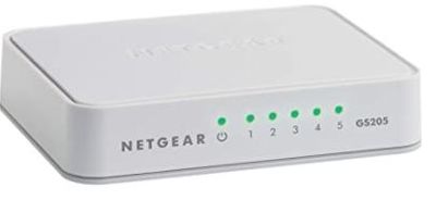 NETGEAR 5-port Gigabit Desktop Switch - Essentials Edition (GS205) For $16.99 At Amazon Canada