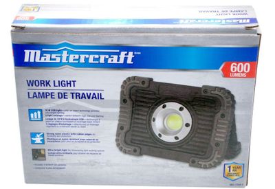 Mastercraft 600 Lumen Utility Light For $12.99 At Canadian Tire Canada
