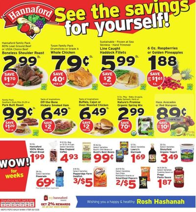Hannaford (NH) Weekly Ad September 13 to September 19