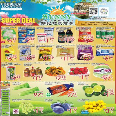 Sunny Foodmart (Etobicoke) Flyer September 11 to 17