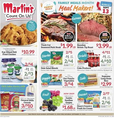 Martin’s Weekly Ad September 13 to September 19
