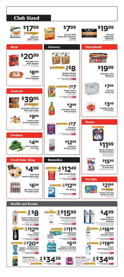 ShopRite Weekly Ad September 13 to October 10