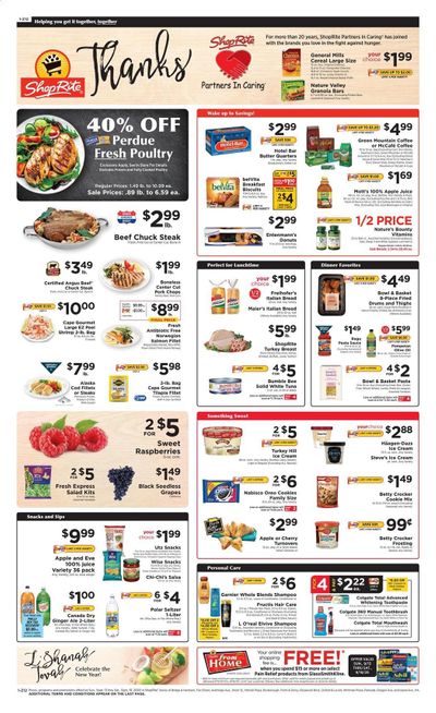 ShopRite Weekly Ad September 13 to September 19