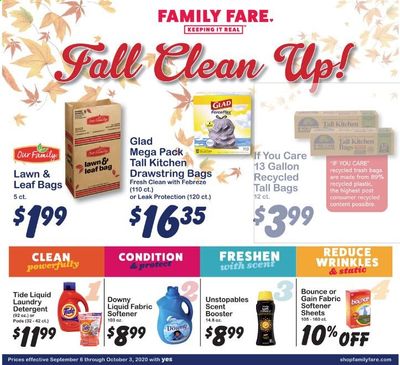 Family Fare Weekly Ad September 6 to October 3
