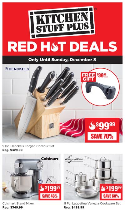 Kitchen Stuff Plus Red Hot Deals Flyer December 2 to 8