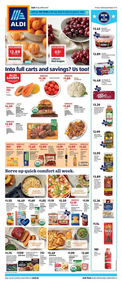 ALDI (TX) Weekly Ad September 9 to September 15 ALDI (TX) Weekly Ad September 9 to September 15